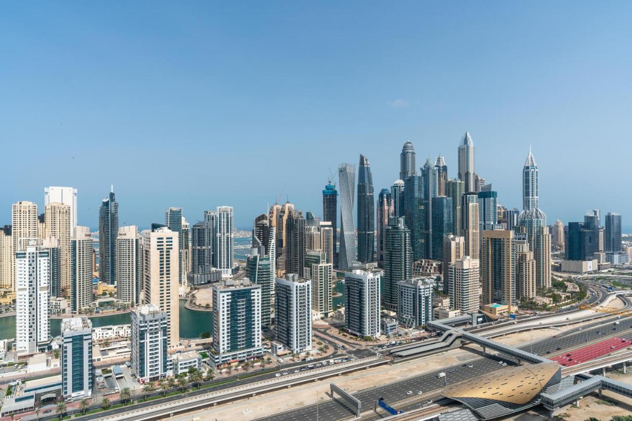 Modern 1Br Apartment In Jlt Next To Metro With City Views Dubai Exterior foto