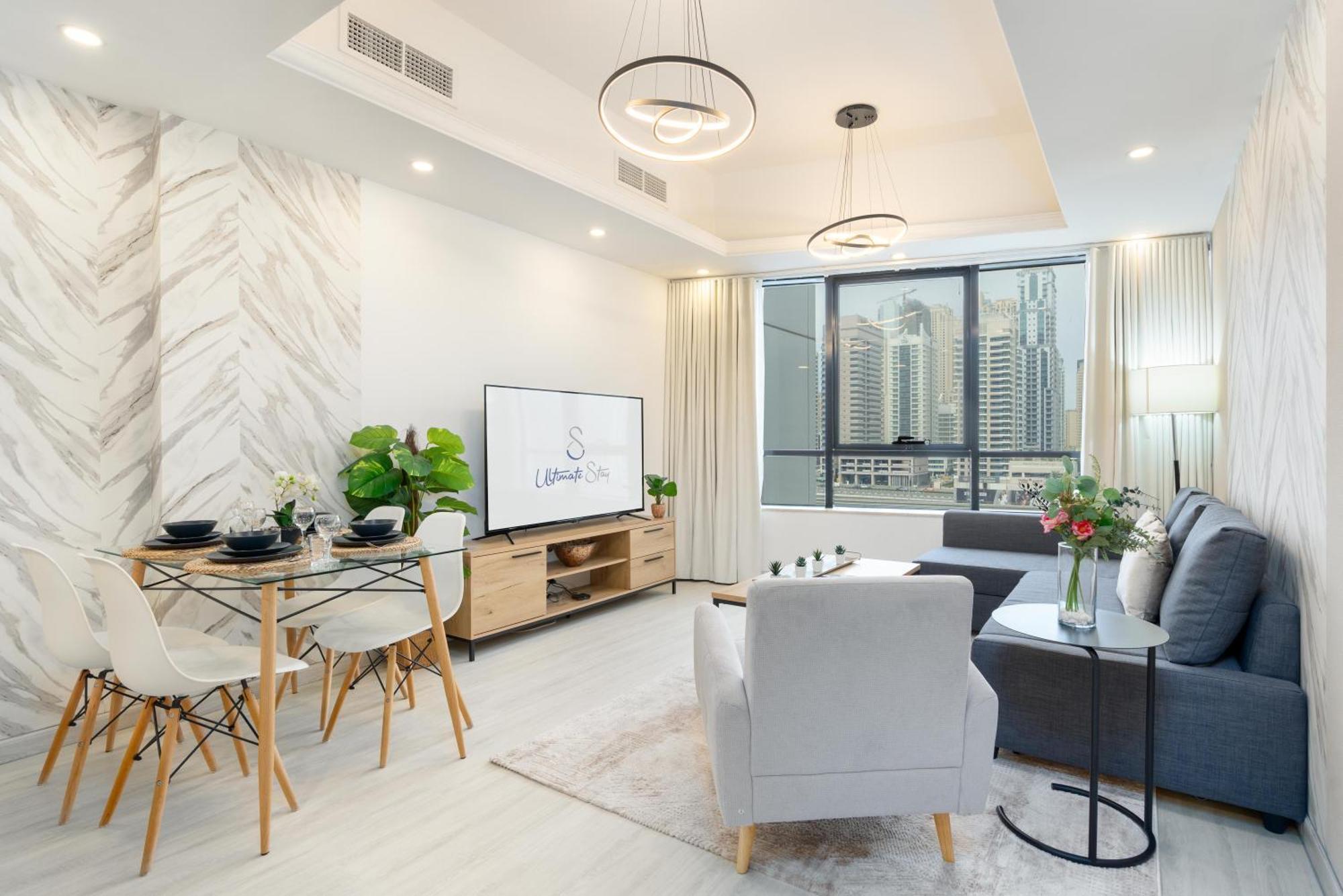 Modern 1Br Apartment In Jlt Next To Metro With City Views Dubai Exterior foto