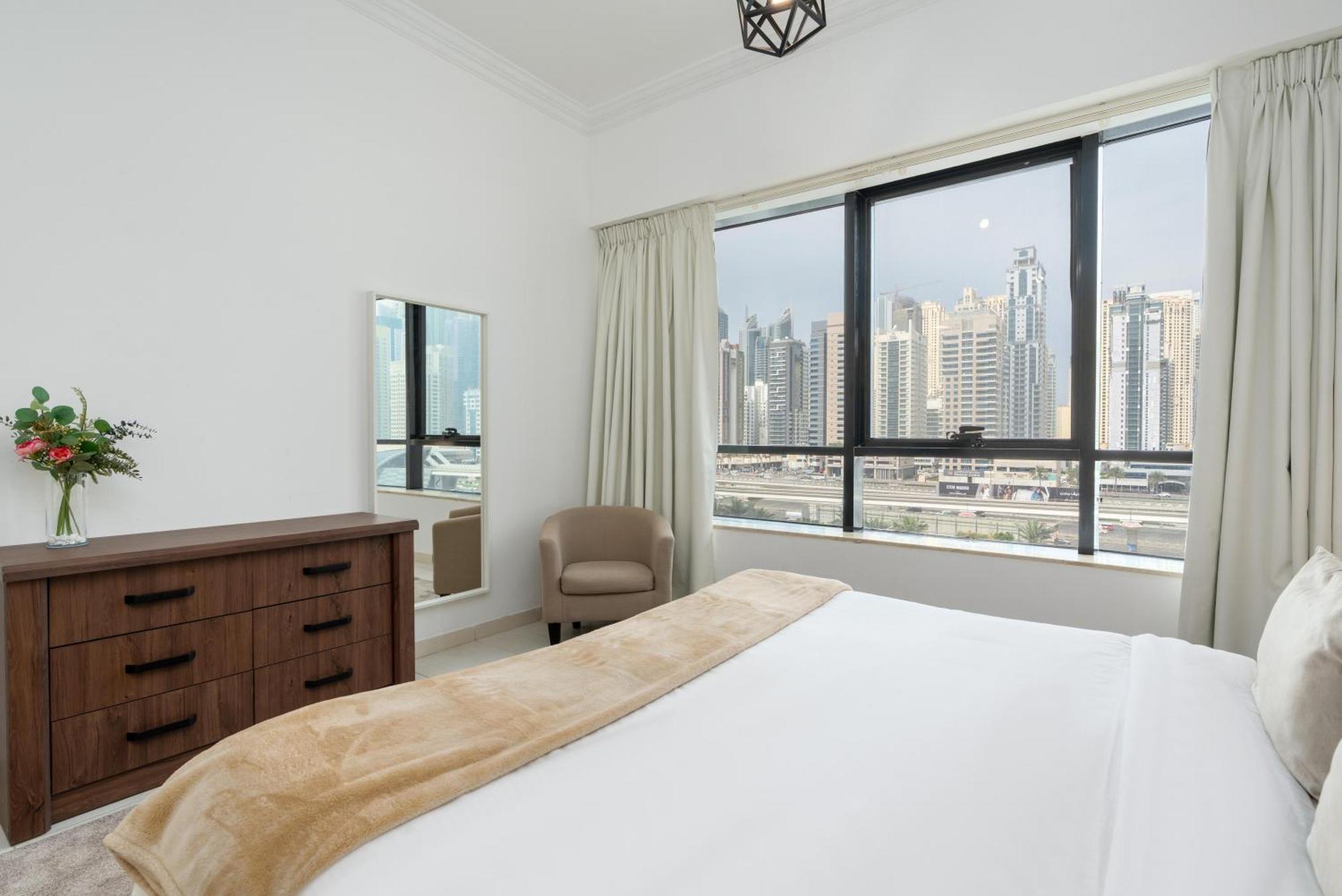Modern 1Br Apartment In Jlt Next To Metro With City Views Dubai Exterior foto