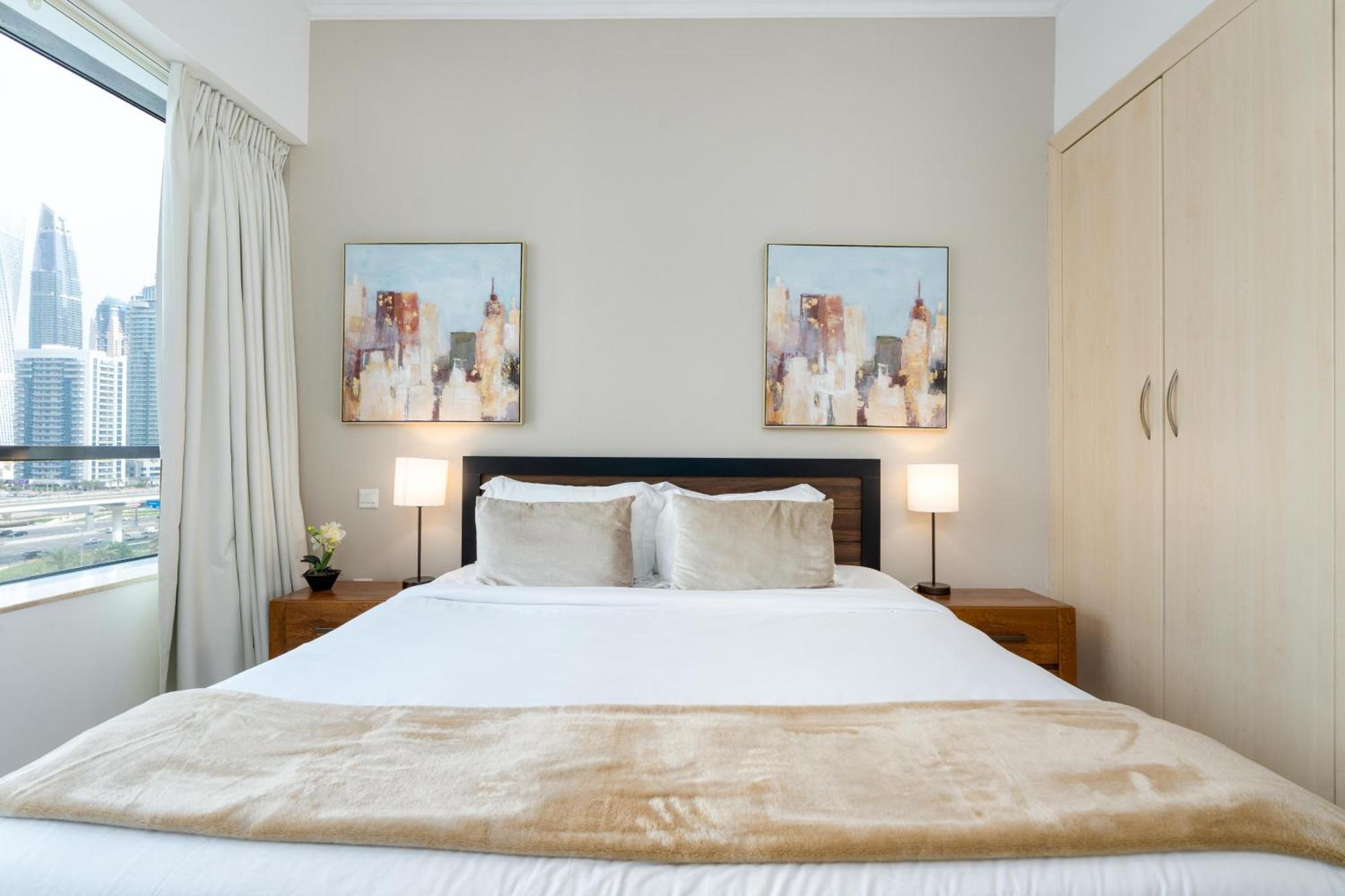 Modern 1Br Apartment In Jlt Next To Metro With City Views Dubai Exterior foto